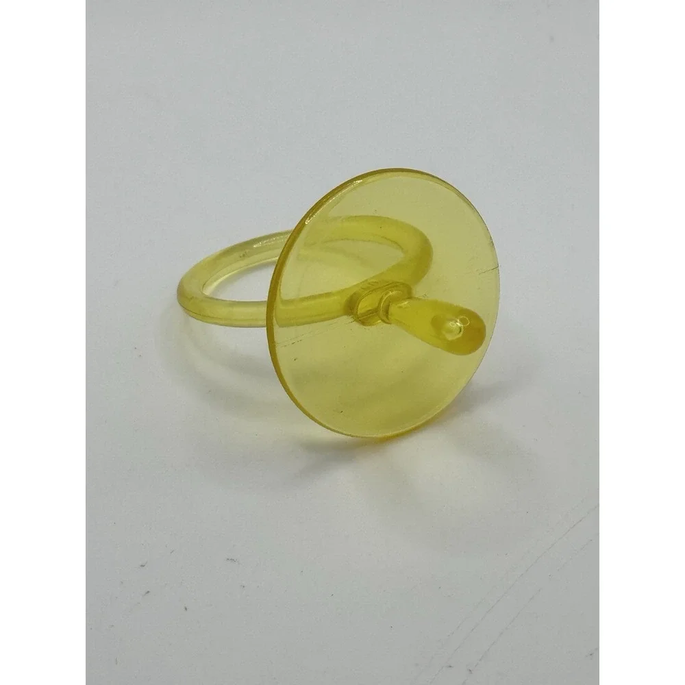 Vtg Cabbage Patch Pacifier Replacement Yellow Plastic Original 